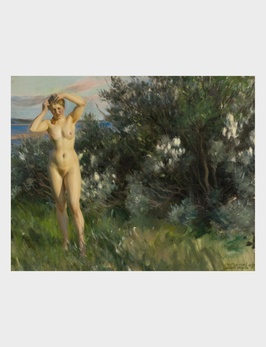 By Lake Siljan, 1905