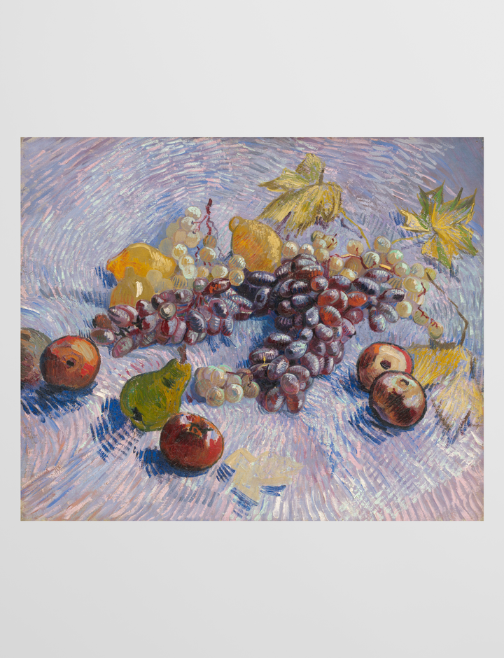Grapes, Lemons, Pears, & Apples, 1887