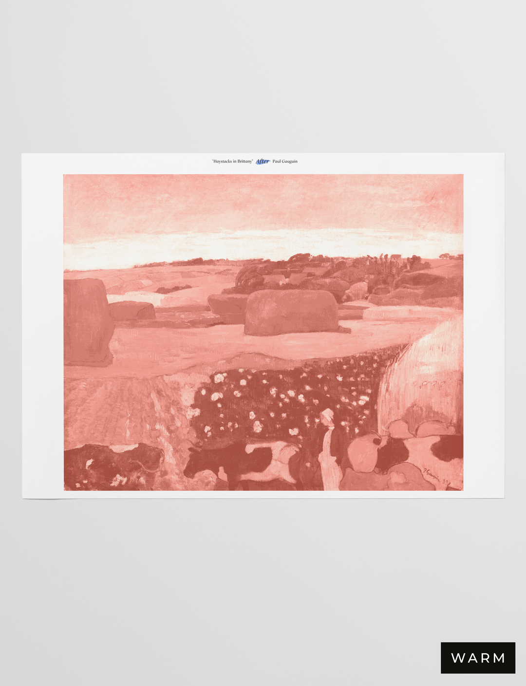 Haystacks in Brittany, 1890