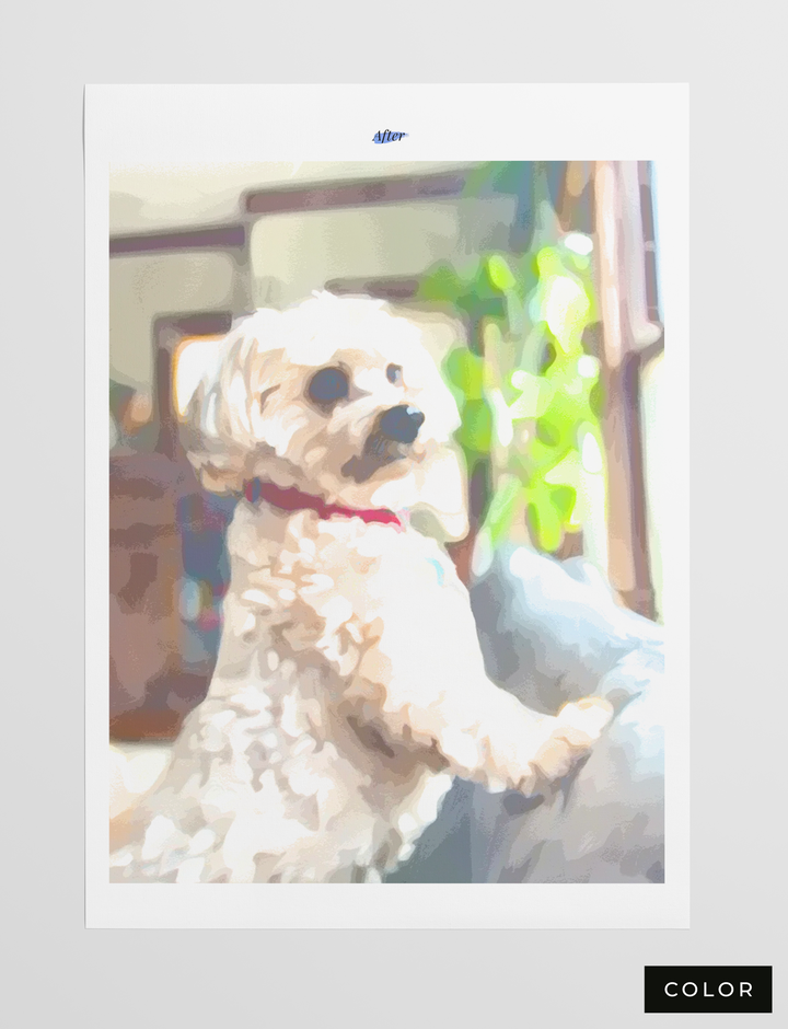 Custom Block-In Canvas from Your Photo