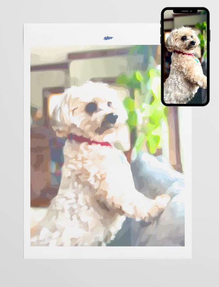 Custom Block-In Canvas from Your Photo