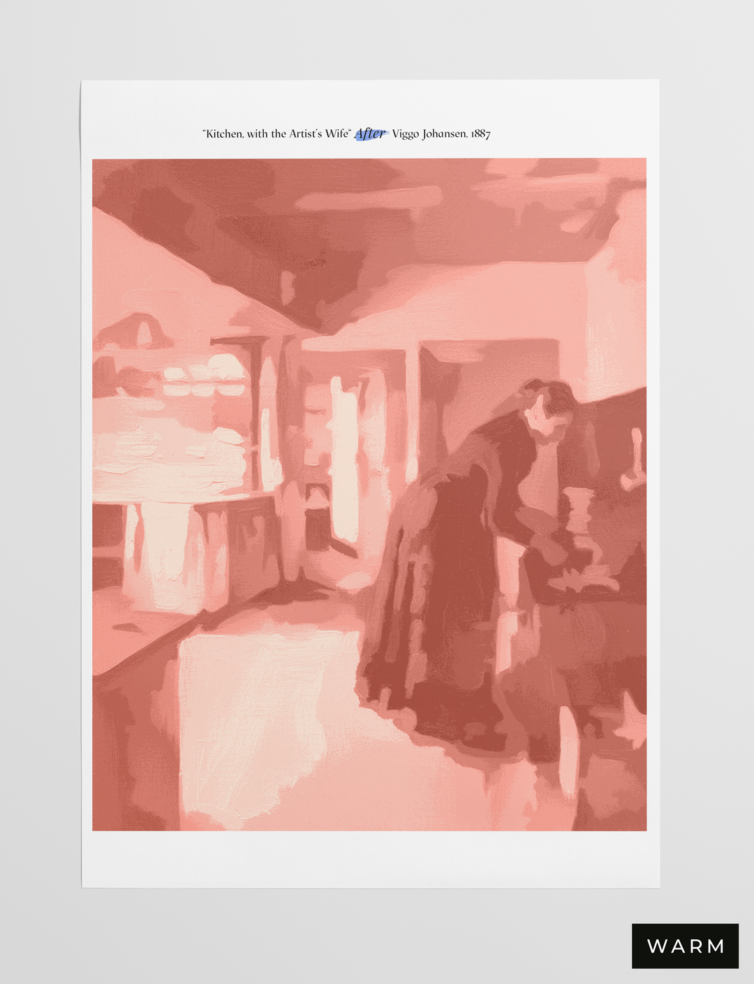 Kitchen with the Artist’s Wife, 1887