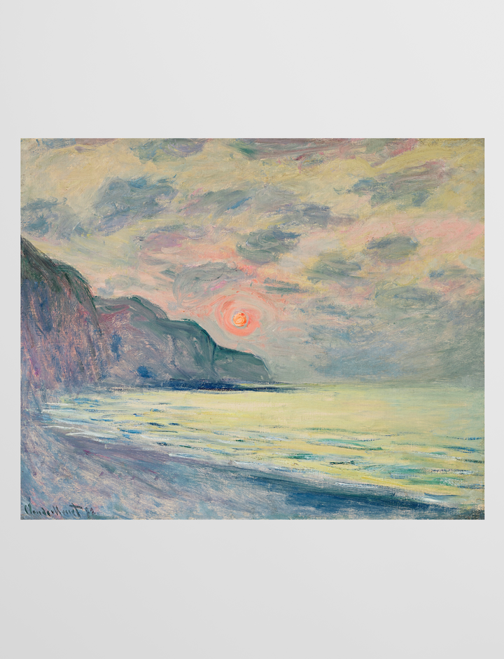 Setting Sun, Misty Weather, 1882
