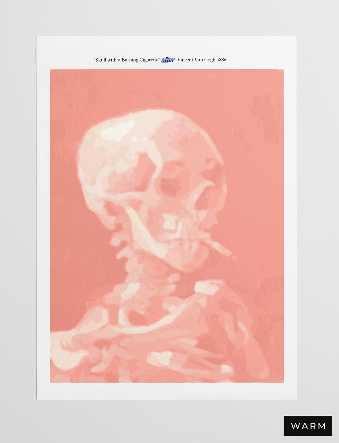 Head of a Skeleton with a Burning Cigarette, 1886