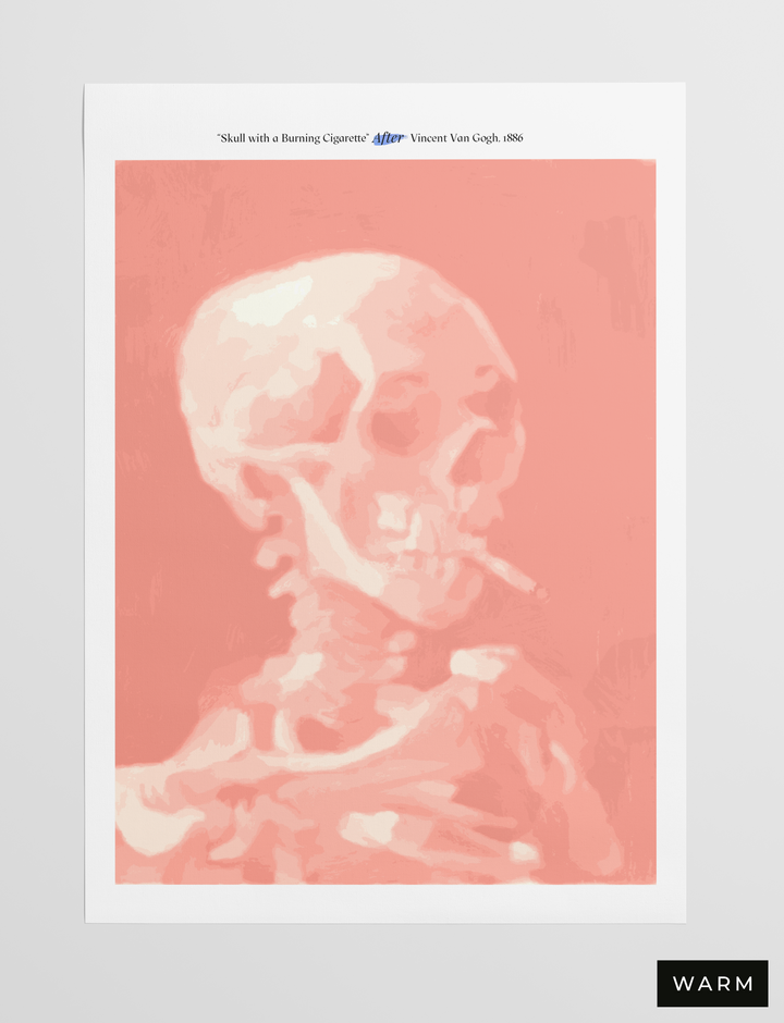 Head of a Skeleton with a Burning Cigarette, 1886