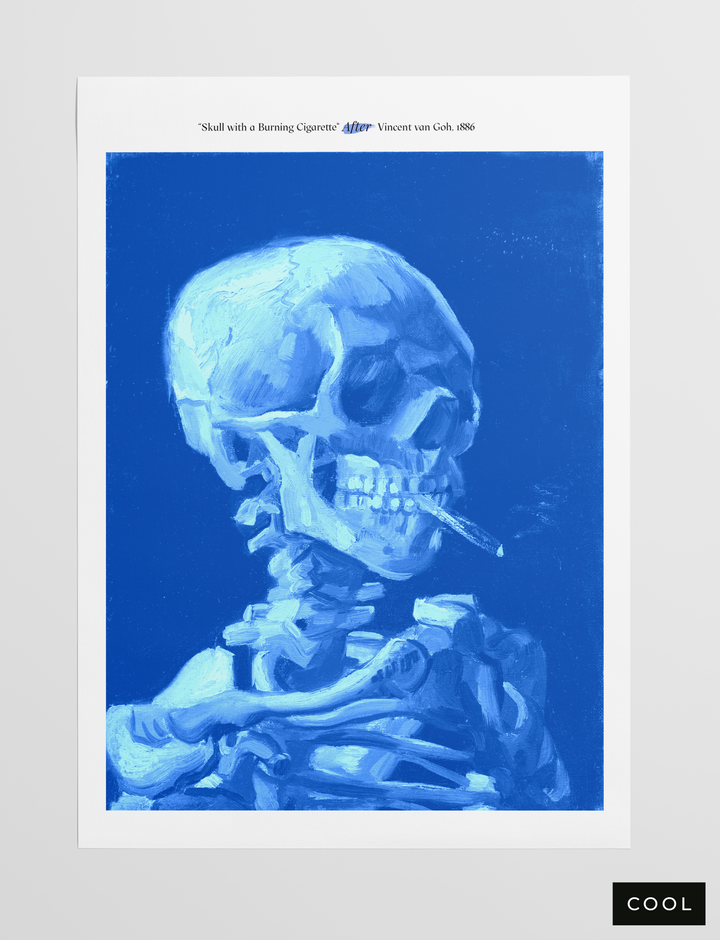 Head of a Skeleton with a Burning Cigarette, 1886