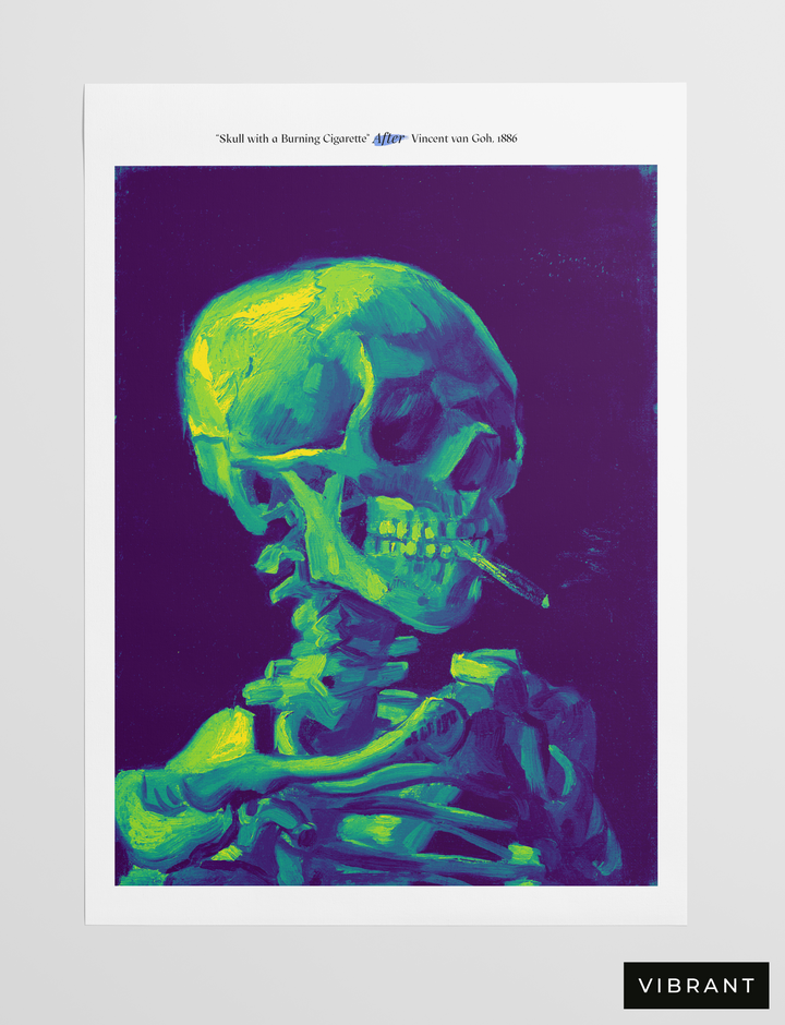 Head of a Skeleton with a Burning Cigarette, 1886
