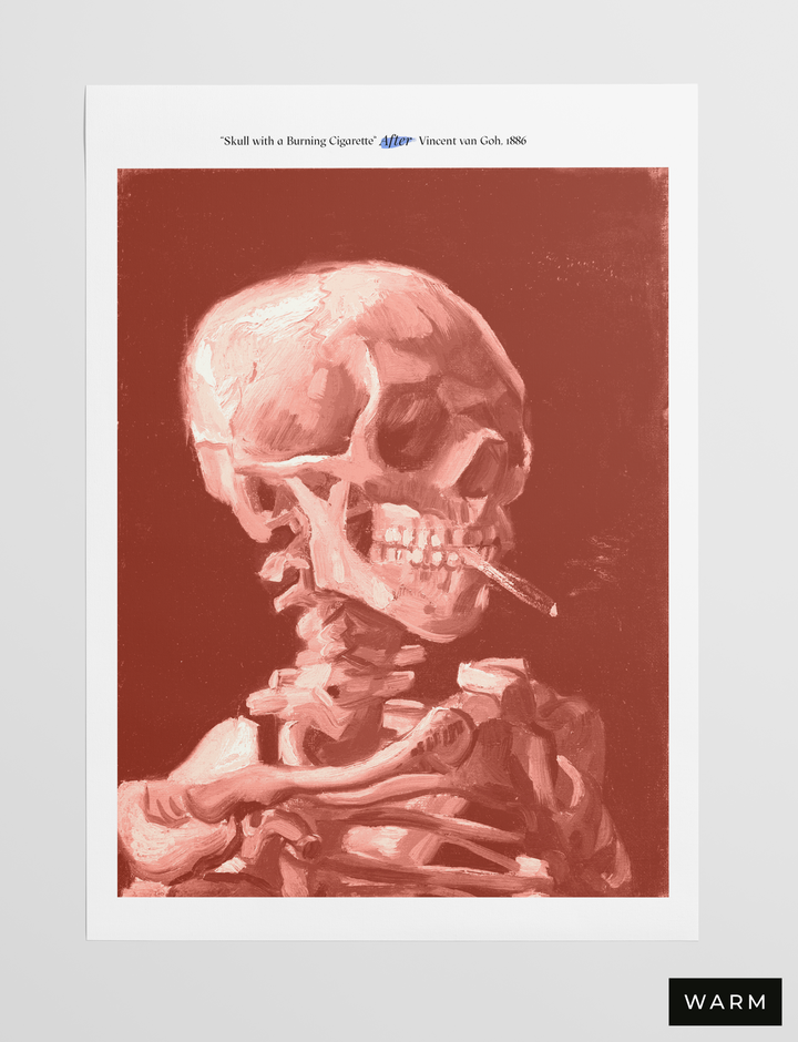 Head of a Skeleton with a Burning Cigarette, 1886