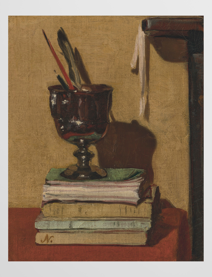 Vase and Books, 1919